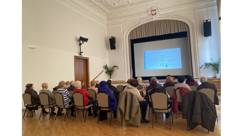 Spotkanie z seniorami w Cieszyńskim Ośrodku Kultury „Dom Narodowy” fot. BSK